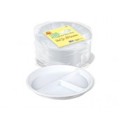 9'' Plastic Disposable Plates Pk100