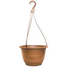 MOROCCAN PLANTER 13'' - BRUSHED PENNY 32.5 X 23