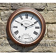 Astbury Wall Clock & Thermometre 12''