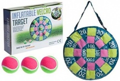 Inflatable 50cm Target  With 3  Tennis Balls