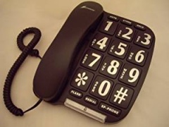Benross Jumbo Button Telephone - Black