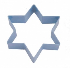 BLUE 6 POINT STAR CUTTER 9cm