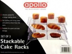 Apollo Set Of 3 Stackable Cake Racks