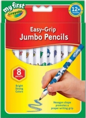 8 My First Crayola Jumbo Decorated Pencils