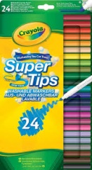 Crayola 24pc Supertip Washable Markers