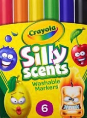 Crayola 6 Scented Chisel Tip Markers