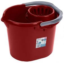 Casa 16L Mop Bucket Chilli Red
