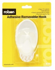 Rolson Large Removable Adhesive Hook 61325