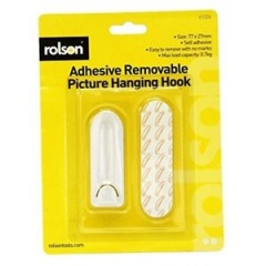 Rolson Removable Adhesive Picture Hook 61326