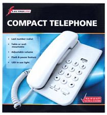 Classic Telephone - White - DBL BLISTER