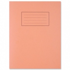 Silvine A5 Exercise Book 40 LVS Orange (EX105) - With 7mm Square