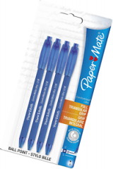PaperMate Comfortmate Ultra Retractable Ballpoint Pen Medium Tip 1.0 mm - Blue - Pack of 4