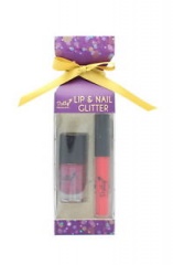 Pretty Professional Lip and Nail Glitter - very merry or crystal clear