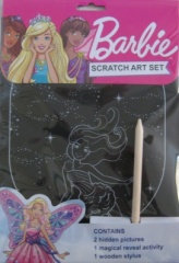 Barbie Scratch Art Set