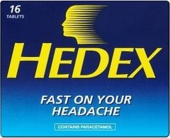 Hedex Tablets 16 Tablets 500mg