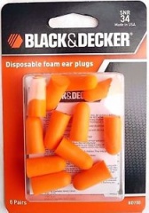 Back & Decker Disposable Ear Plugs