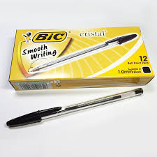 Bic Cristal Ball Point Pens 1.0mm - Black