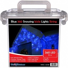 360 LED Snowing LED Icicle Chaser Lights