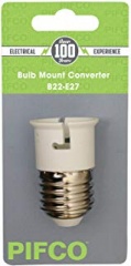 PIFCO Mount Converter B22-E27