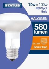 Status 70w = 100w Halogen R80 ES Clear Spot Bulb