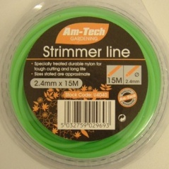(Am-Tech) 15m x 2.4mm STRIMMER LINE U4040