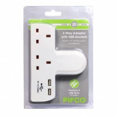 Pifco 13AMP Double Extension Socket