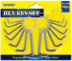 16pc Hex Key Set