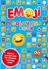 Emoji colouring book (Blue)