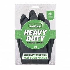 minky duty rubber gloves -large