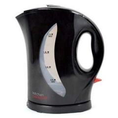 *** Kitchen perfected 2 kw 1.7 ltr cordless kettle - black