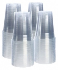100pk Clear plastic cups