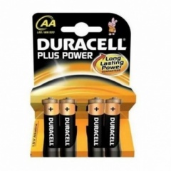 Duracell Plus Power AA PK4 Batteries (MN1500 PLUS)