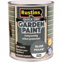 Rustins Garden Paint Silver Mound 2.5ltr