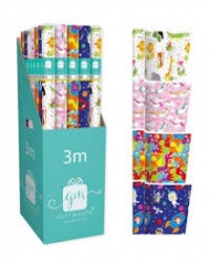 Design group 3m x 69cm Gift Wrap - Kids Mix 2019