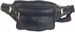 Black Large Belt Bum Bags 15x36x13cm(BB53-BK)