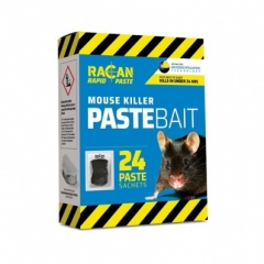 RACAN Rapid Mouse Killer  24 x 10g Paste Sachets