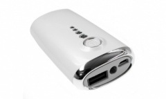 FX Power Bank  with LED torch 5600 Mah White (FXPBWH)