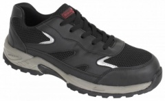 Blackrock SIZE10 Ebony Black Safety Trainers Steel Toe Cap Shoes Steel Midsole (SF7410)