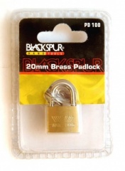 Blackspur 20mm Brass Padlock