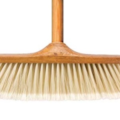 Wood Effect Broom with Handle - Soft