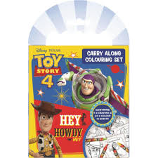 TOY STORY 4 CARRY ALONG COLOURING SET