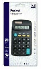 Black Handy Pocket Calculator 8 DIGIT Display Home Office