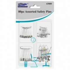 80pc Assorted Safety Pins (DIN43880)