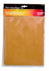 Blackspur Sanding 20pc Glass Paper Set
