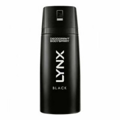 Lynx Body Spray 150ml Black