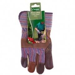 Kingfisher Heavy Duty Leather Rigger Garden Gloves (GGHDDRL)