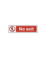 Stick On 50mm x 200mm 'No Exit'