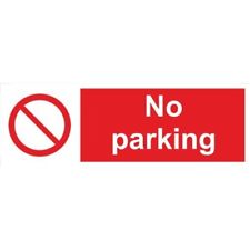 Stick On 50mm x 200mm 'No Parking' (large Sign)