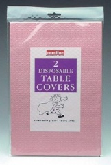 Caroline Paper Table Cover Pink Pk2 (1322)