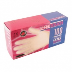 Super Touch 100 Latex Gloves - Small Powdered